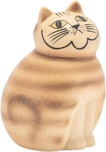 Figura de cerámica Lisa Larson Mia Cat Midi marrón Stora Zoo Midium nórdico Suecia - Imagen 1 de 6