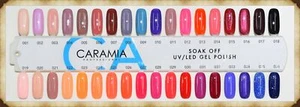 CARAMIA Gel Polsih & Nail Lacquer Matching Duo 0.5oz (#01- #200) - Pick Any