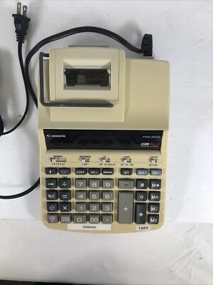 Canon P200-DH lll 2 colour 12 Digit calculator - Image 1 of 4