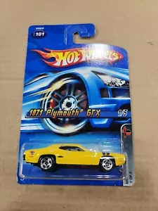 Hot Wheels ‘71 Plymouth GTX #101 HW ‘05 Muscle Mania 1/5 Yellow VHTF! - Picture 1 of 4