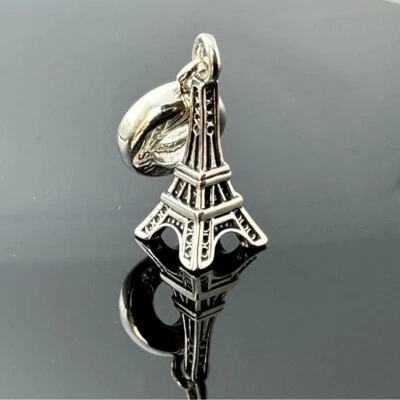 Pandora Paris France Eiffel Tower Dangle Charm 925 Ale Silver With Gift Box  #92 - Image 1 of 4