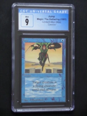 Magic the Gathering MTG Jump 1993 Limited Edition Beta CGC 9 Mint Blue Instant - Image 1 of 2
