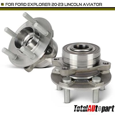 2Pcs Wheel Hub & Bearing Assembly for Ford Explorer 2020-2023 Lincoln RWD Front - Image 1 of 4