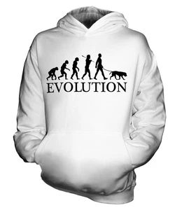GOLDEN RETRIEVER EVOLUTION DOG KIDS HOODIE HOODIE BOYS - Picture 1 of 14