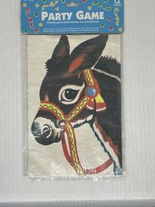 Birthday Party Game Pin The Tail on the Donkey Children’s NOS Vintage - Picture 1 of 4
