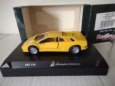 Detalle Coches Lamborghini Diablo Amarillo 1990 Escala 1/43 rd Modelo Coche ART 110 Corgi Foto 1 de 4