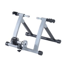 Indoor Bike Bicycle Trainer Stand Exercise Support Home Workout Training Silver