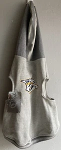 NEW NHL NASHVILLE PREDATORS DOG GRAY HOODIE SWEATSHIRT M/L - Picture 1 of 12