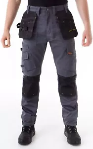 WrightFits Men Pro Builder Work Trousers - Heavy Duty Safety Combat 36w 29L - Picture 1 of 10