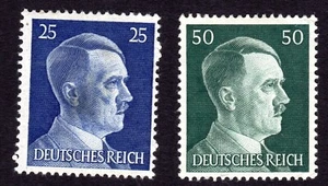 Germany Adolph Hitler 25 & 50 pfg Deutsches Reich MH - Picture 1 of 2