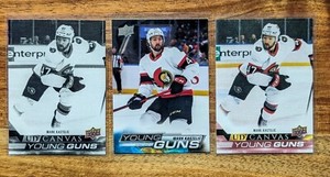 2022 23 Upper Deck Mark Kastelic Young Guns Lot! Black Canvas Incld. #215 & C111