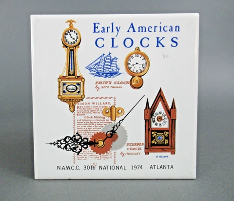 Nat'l Assoc. of Watch & Clock Collectors 1974 Convention Tile in Atlanta Cover
