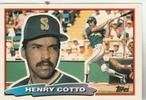 FREE SHIPPING-MINT-1988 Topps Big #125 Henry Cotto MARINERS PLUS BONUS CARDS - Picture 1 of 1