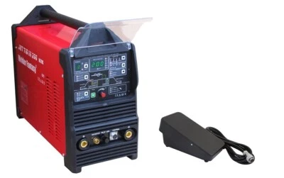 Inverter Schweißer JET TIG III AC/DC 200 3w1 PFC PLASMA WIG/MMA/HF/Pulse pedal - Bild 1 von 4