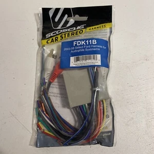 Scosche Car Stereo Wire Harness FDK11B 2003-2008 Ford Premium Audiophile Systems - Picture 1 of 1