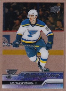 2023-24 Upper Deck Young Guns Clear Cut #240 Matthew Kessel RC