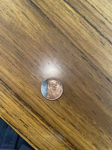 1986 D penny Error Cover