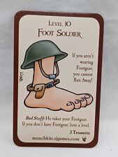 Munchkin Foot Soldier Promo Card