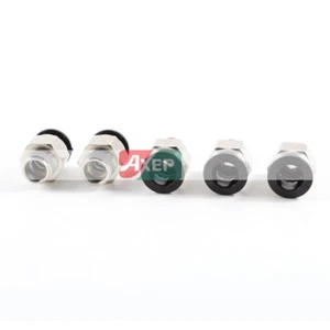 A● 5 Pcs 1/4" PT Male Thread 10 mm Push In Joint  Pneumatic Connector - Imagen 1 de 4