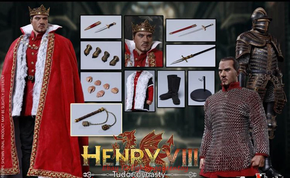 COOMODEL SE047 1/6 Empires Series Henry VIII Tudor Dynasty Figure Leg Knee Armor