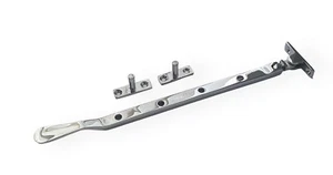 Fensterflügelstrebe 10" 250 mm poliert Chrom Löffelkopf - Bild 1 von 4