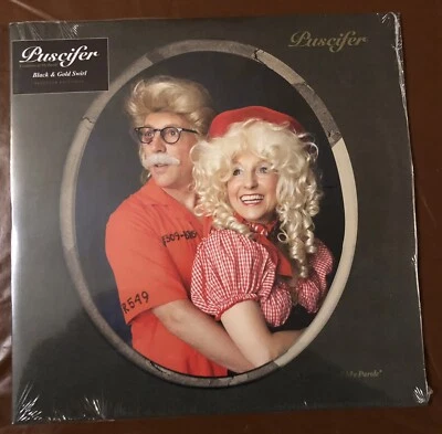 PUSCIFER Conditions Of My Parole BLACK & GOLD SWIRL VINYL - Image 1 of 4