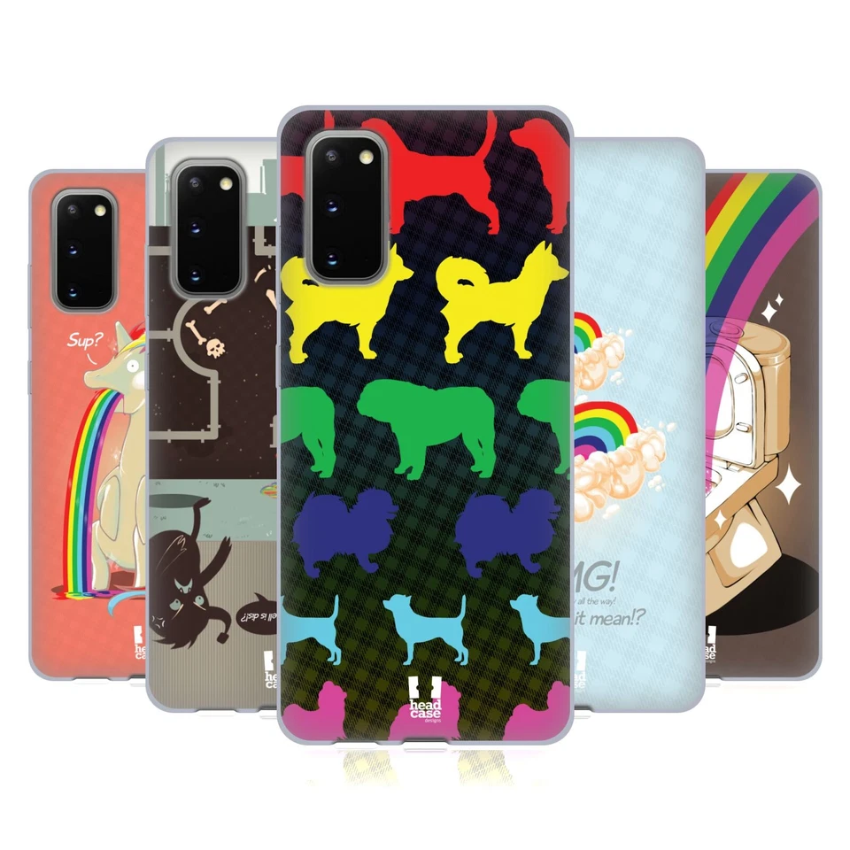 HEAD CASE PIOGGIA RANDOM CUSTODIA COVER MORBIDA IN GEL PER SAMSUNG TELEFONI 1 - Immagine 1 di 1