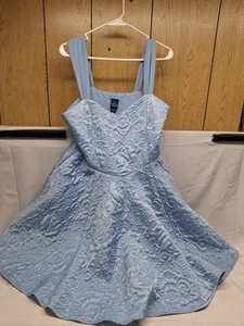 Hot Topic x Disney Cinderella Blue Corset Off Shoulder Dress Womens Size XL - Picture 1 of 15