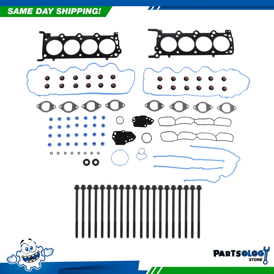Juego de culata DNJ HGB4218 con kit de pernos de cabeza para Ford Mustang 2010 4,6 L SOHC Foto 1 de 3