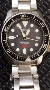 SEIKO PERPETUAL CALENDAR SBCM023 Diver Watch F/S - Picture 1 of 3