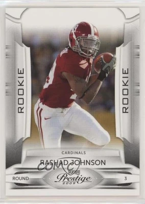 2009 Playoff Prestige Rookie Rashad Johnson #193 Rookie RC - Image 1 of 2