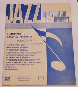 Rare Jazz Improvisation & Harmony Music Book Phillips (F2) - Picture 1 of 6