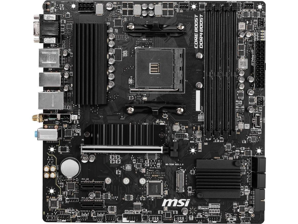MSI PRO B550M PRO-VDH WIFI AM4 AMD B550 USB 3.0 Micro ATX AMD Motherboard - Image 1 of 4