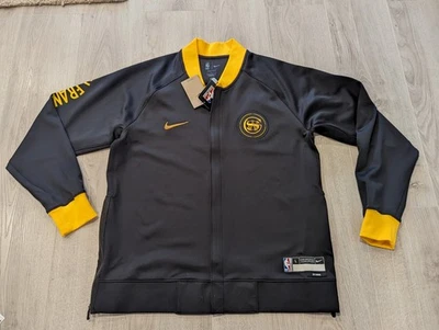 NWT NIKE GOLDEN STATE WARRIORS CITY EDITION WARM UP JACKET sz L LARGE curry - Image 1 of 4