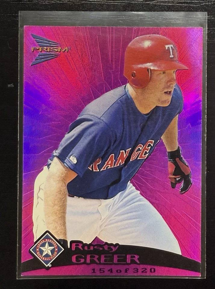 1999 Pacific Prism Holographic Purple /320 Rusty Greer #143 - Image 1 of 2