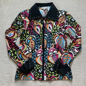 Camisa De Colección Hobby Horse Clothing Co Western Riding Show Talla Pequeña Rodeo COLOR - Imagen 1 de 10