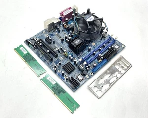 Abit LG-95Z Motherboard & CPU Combo mATX LGA 775 Intel E2140 1.60GHz 2GB DDR2 IO - Picture 1 of 10