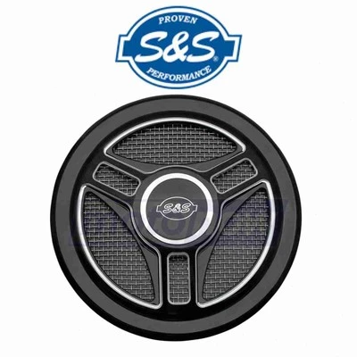 S&S Cycle Stealth Air Cleaner Cover for 2001-2006 Harley Davidson FLSTFI Fat od - Image 1 of 4