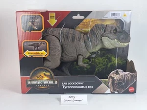 Mattel Jurassic World Rebirth Lab Lockdown Tyrannosaurus Rex 2025 - Aspecto en mano - Imagen 1 de 5