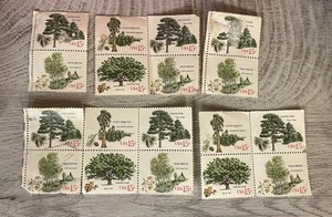 Panel de 15 centavos USPS American Trees 1978 no como nuevo Scott # 1764-1767 - Imagen 1 de 2