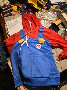 Mario Hoodie Adult Size Small - Picture 1 of 3