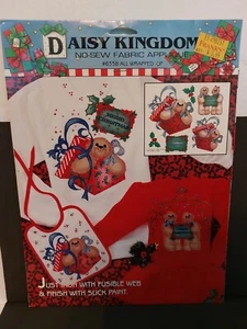 Vintage No Sew Applique Iron On Daisy Kingdom All Wrapped Up Presents NOS (6338) - Picture 1 of 6