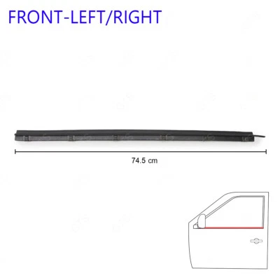 Fits Toyota Corolla Sedan KE20 E20 1970 - '74 Lh/Rh Outer Weatherstrip Door Belt - Image 1 of 4