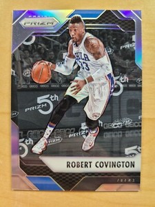 2016-17 Panini Prizm Robert Covington #6 5th Anniversary Silver Prizm 2/5 76ERS