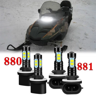 Combo de bombillas de faros LED 4X 880 +881 para Arctic Cat Panther 570 2002-2007 Foto 1 de 4