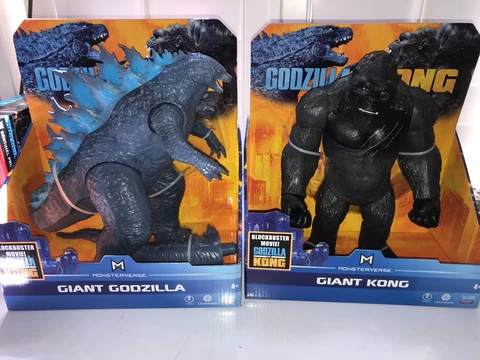 Godzilla VS Kong GIANT GODZILLA & KING KONG 11" Figures Monsterverse MINTY Cover