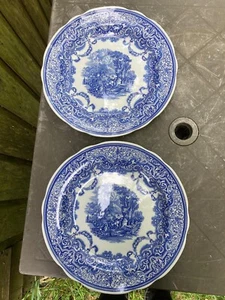 Spode Blue Room Collection ~ Continental Views ~ Dinner Plate ~ 10.5 In X 2 - Picture 1 of 11