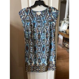 Ariat Women's Sleeveless Aztec Kallie Shift Dress Size Small - Picture 1 of 5