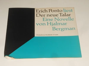 Erich Ponto - 10" LP - Der neue Talar - Eine Novelle von HJALMAR BERGMAN - Picture 1 of 5