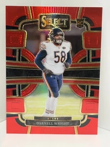 2023 Panini Select - Concourse Red Prizm #17 Darnell Wright (RC) /99 - Picture 1 of 2